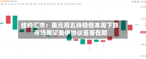 纽约汇市:美元周五持稳但本周下跌 市场寄望美伊协议签署在即