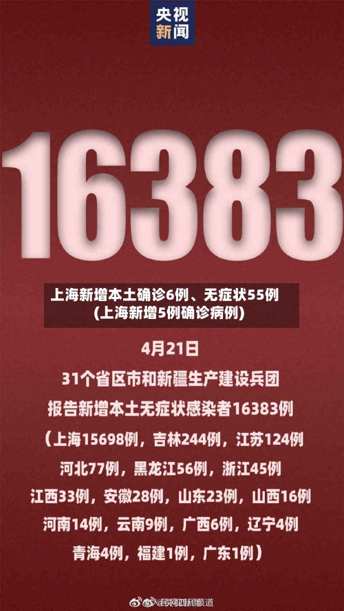 上海新增本土确诊6例、无症状55例(上海新增5例确诊病例)-第2张图片